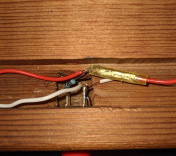 Button inline resistors